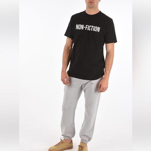 NWT OFF-WHITE SOLID COLOR NON FICTION T-SHIRT Black Small - Host Pick❣️ - Picture 13 of 13